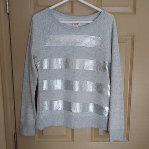 Mossimo Supply Co Sequin Crew Neck Pullover